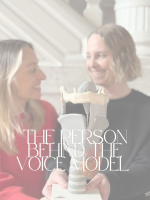 The person behind the voice model